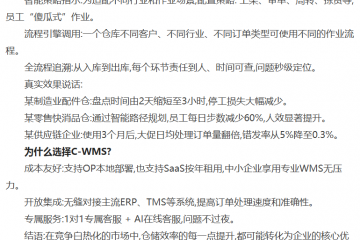 提升倉儲效率刻不容緩！1款好用的倉庫管理軟件(WMS)強(qiáng)力推薦
