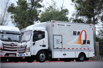 歐航歐馬可超級卡車為“618電商節” 疊BUFF