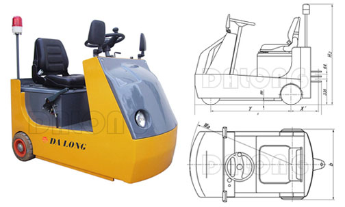 無(wú)錫大隆QD30 電動(dòng)牽引車(chē) 