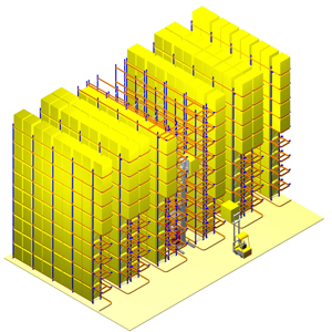 窄巷道托盤(pán)貨架 (VNA Pallet Racking)