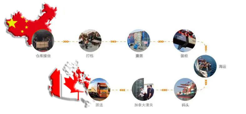 中國(guó)運(yùn)輸貨物到加拿大的流程和手續(xù)
